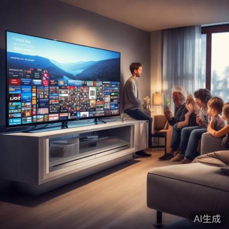 智能电视：高清画质，网络功能丰