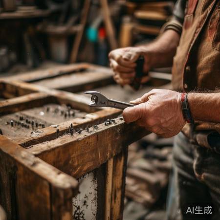 “轻拧螺丝,勿损木架”