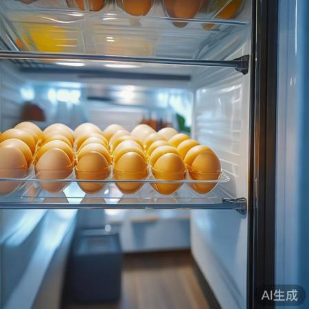 鸡蛋冷藏更安全,口感佳。