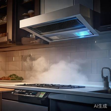 厨房通风不良,装废气净化装置,
