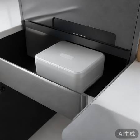 打开灶下门,见油盒。