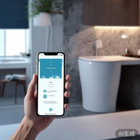 智能马桶远程断电,便捷操控。