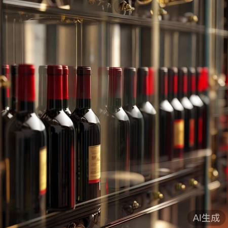 红酒柜摆放讲究,左低右高,空间