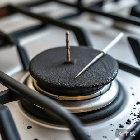 燃气灶炉头清洁要点:细刷除积碳