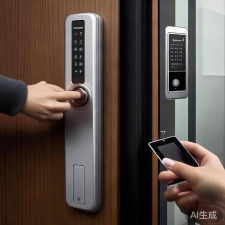 指纹锁多开锁法,设密码或感应卡