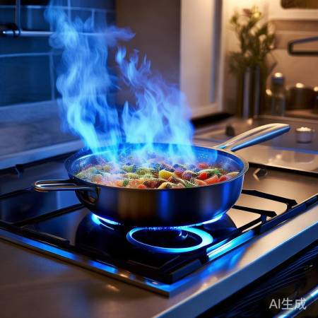 火星猛火炒煮快,节能关火记心间