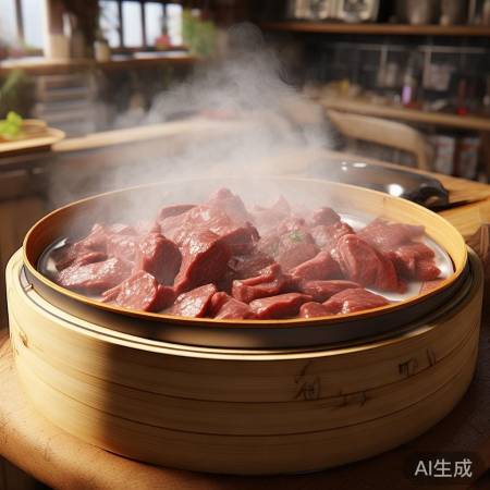 蒸肉粉:鲜嫩多汁,适量为佳