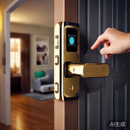 金阙指纹锁,安全可靠,防撬报警