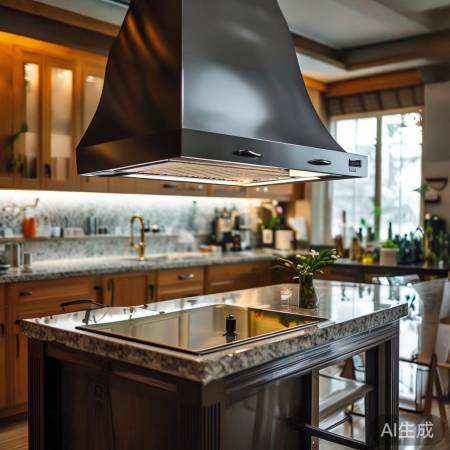 港华TH10G静音油烟机,厨房