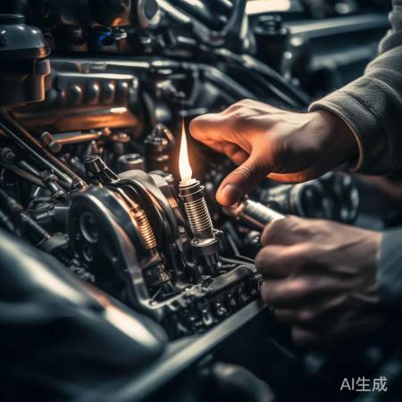 点火针调整,确保平行点火。