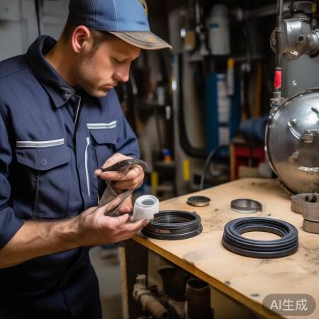 热水器漏水,密封圈老化应更换。