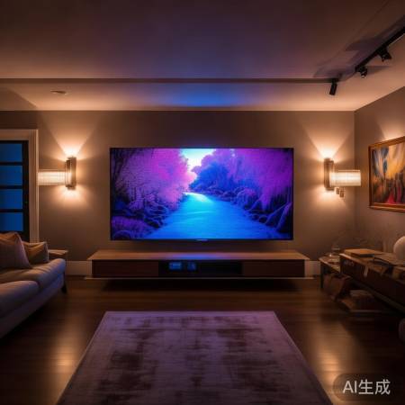 背景墙照明增温馨，灯光多样随心