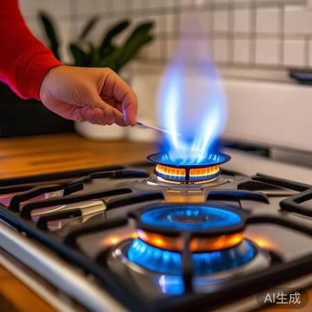 灶芯缺失,打火机救急