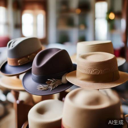 “帽子洗衣需谨慎,皮质羽毛勿入