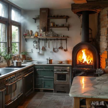 家居新风尚:集成灶+柴火灶,温