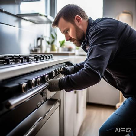 安装集成灶,固管道防漏气