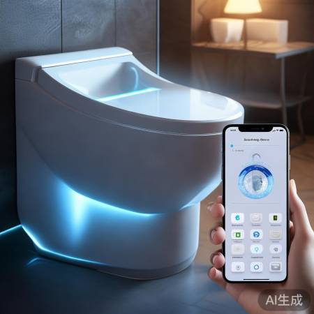 智能马桶,手机APP远程操控,