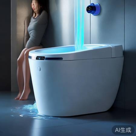 智能马桶盖安装后,试功能确保正