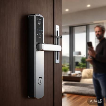 别墅智能锁，远程操控，安全便捷