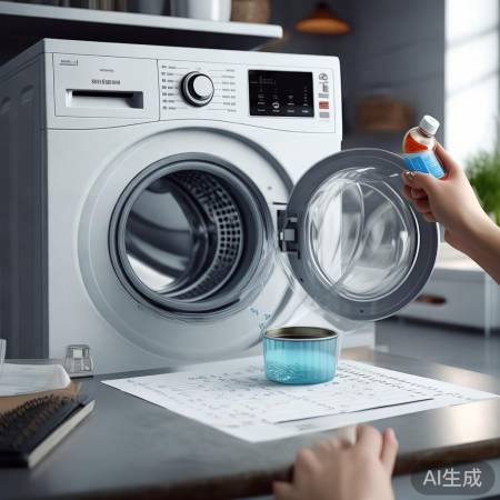 洗衣机消毒水:5公斤水+10毫