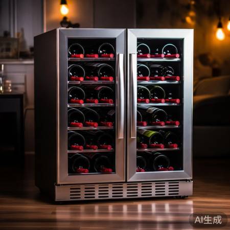 红酒柜温控储酒，满足收藏需求。