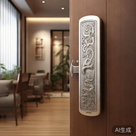 中式元素或简约设计,智能锁面板