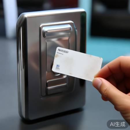 清晰指纹解锁卡片