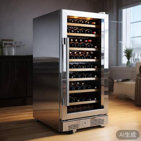 不锈钢红酒柜,时尚耐腐蚀,散热