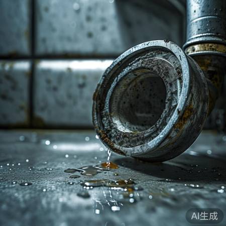 排污口密封老化,热水器漏水如人