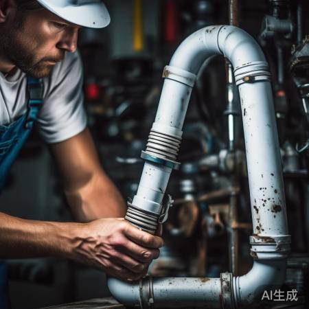 拧紧松动连接,修复漏水管道