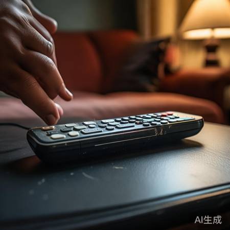 遥控器电池不足，速换新电池！