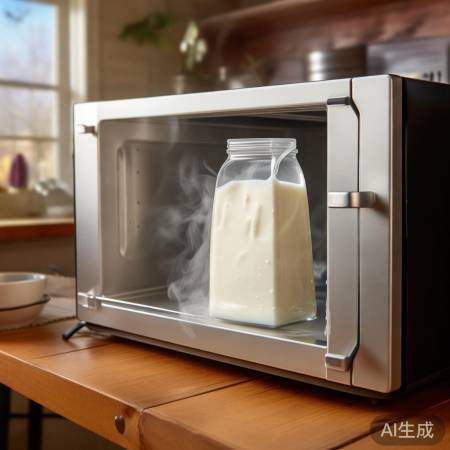 微波炉加热牛奶不推荐,易破坏营