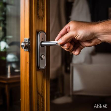 备用钥匙开指纹锁,换电池无忧