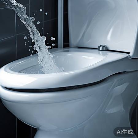 马桶冲水方式:直冲强噪,旋冲静