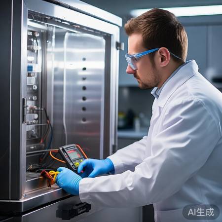 检测消毒柜加热元件,排查故障。