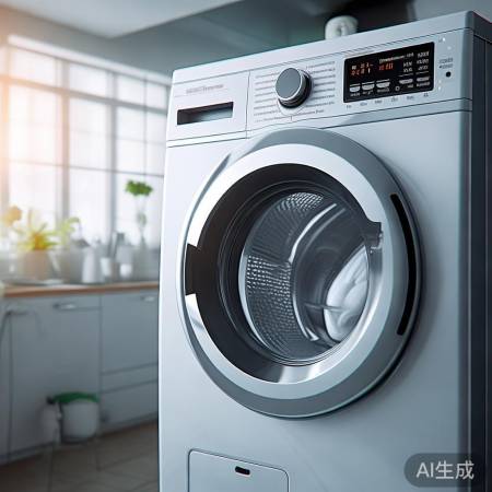 洗衣机消毒：关电源，倒消毒剂，