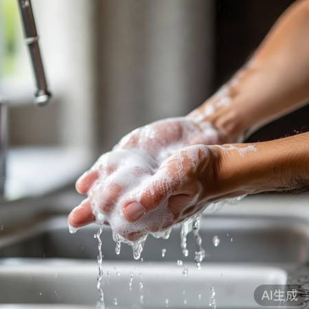 正确使用洗手液，清洁双手20秒