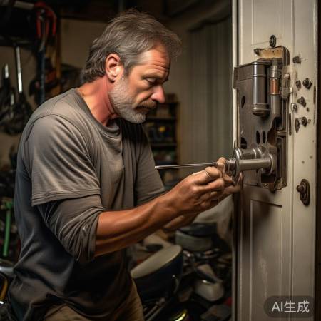 门把手松动,螺丝处理技巧。