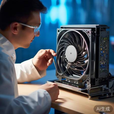 风扇安装固支架,防震垫减晃动