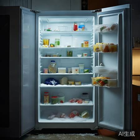 冰箱不清理,结霜成霜灾