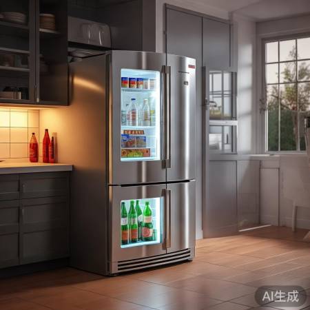 冰箱摆位实用,散热佳