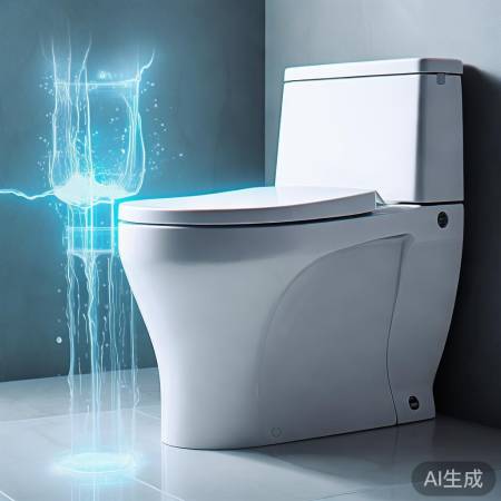 智能马桶节水节能,智能调温。