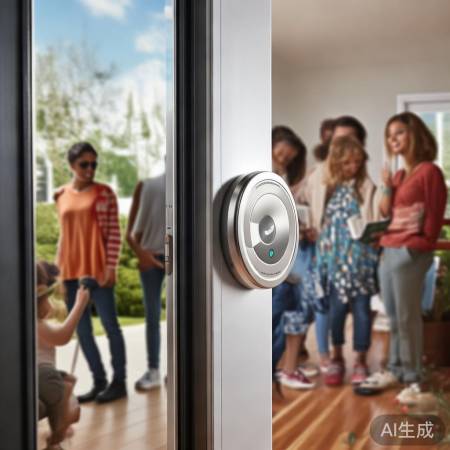 小度智能锁,安全加密,防撬报警