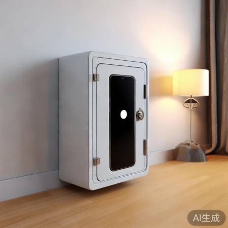 选手机保险柜，尺寸适中，安装稳