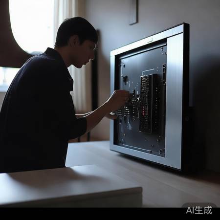 查电视标签,知型号信息