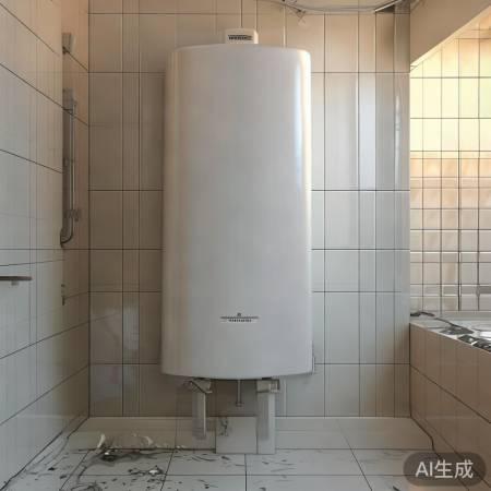 热水器通风干燥，远离易燃及水源