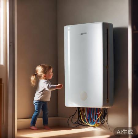 “小孩勿触热水器，安全第一。”