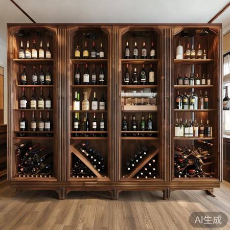 热门挂壁红酒架品牌展示