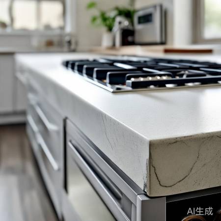 燃气灶台面拼接无缝,质量佳。