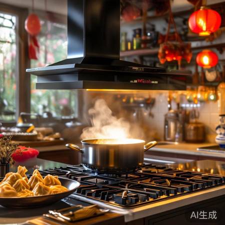 美的抽油烟机,中式厨房新宠